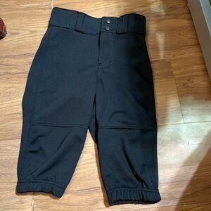 CHAMPRO  youth S Kids Black Baseball Pants